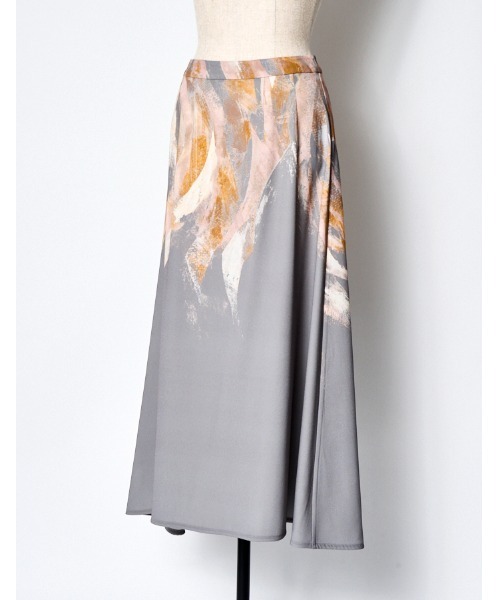 RUMCHE（ラムシェ）の「Wing Panel Print Skirt / ウィングパネルプリントスカート（スカート・レディース・ネイビー/ライトグレー・SMALL）」の12枚目の写真