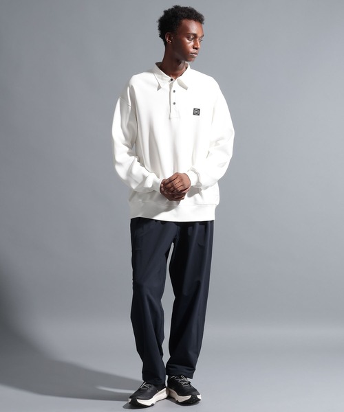 NUMERALS(ヌメラルズ)の「【NUMERALS】ダンボールラガーシャツ(シャツ/ブラウス・メンズ・ネイビー/オフホワイト/ブラック・MEDIUM/LARGE)」の5枚目の写真