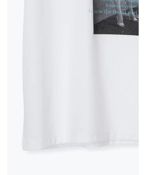 Te chichi(テチチ)の「マリリンモンローシネマフォトTシャツ(Tシャツ/カットソー・レディース・オフホワイト/チャコールグレー・F)」の18枚目の写真