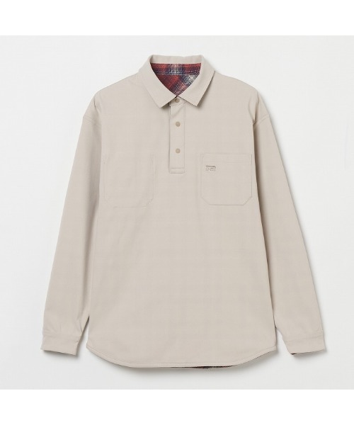ROSASEN(ロサーセン)の「【Rosasen/GOLF】リバーシブル チェック プルオーバー長袖シャツ(シャツ/ブラウス・メンズ・オレンジ・50)」の4枚目の写真
