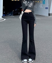 ハイウエストフレアパンツ