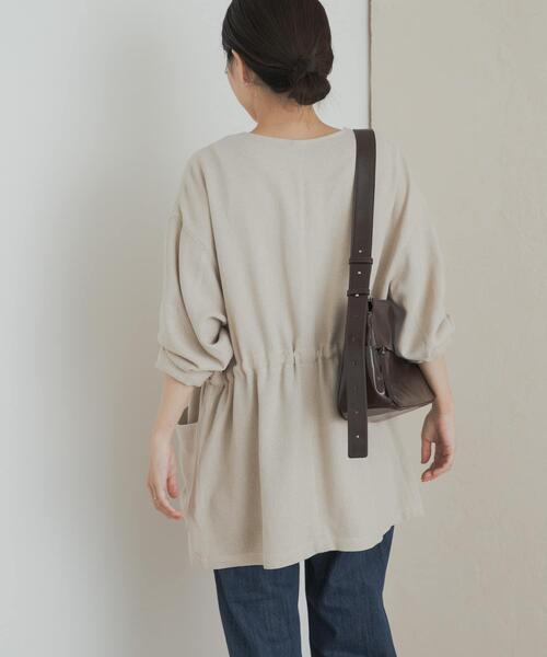 URBAN RESEARCH DOORS(アーバンリサーチドアーズ)の「ウエストドロストジャケット(その他アウター・レディース・ブラック/ベージュ・MEDIUM)」の15枚目の写真