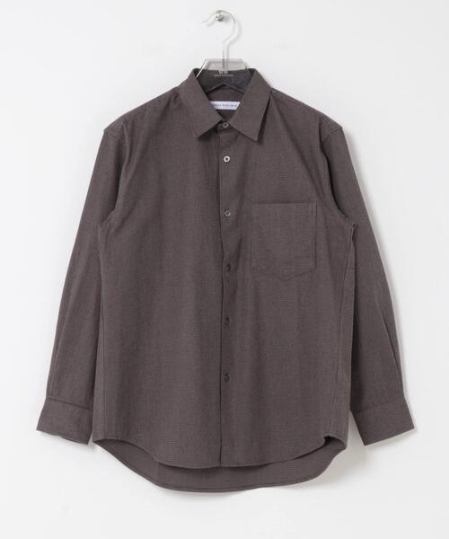 URBAN RESEARCH（アーバンリサーチ）の「『UR TECH』Brushed Cotton Shirts（シャツ/ブラウス・メンズ・オフホワイト/チャコールグレー/ネイビー/ブルー系その他・SMALL/MEDIUM/LARGE）」の10枚目の写真