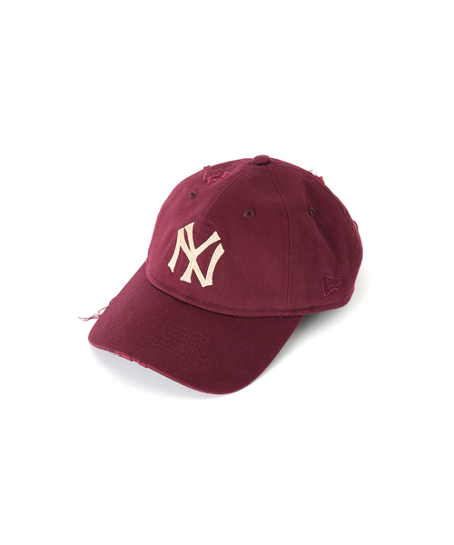 NEW ERA（ニューエラ）の「NEW ERA / ニューエラ 別注 9TWENTY(TM) ハードウォッシュ Yankees WINE（キャップ・メンズ・ボルドー・FREE）」の2枚目の写真