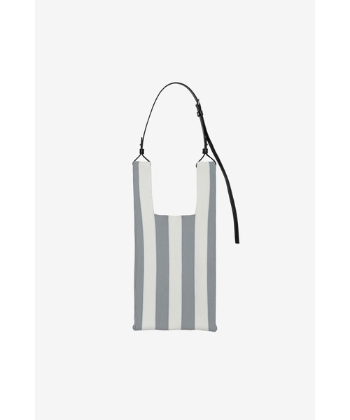 LASTFRAME(ラストフレーム)の「STRIPE MARKET BAG MEDIUM(ショルダーバッグ・レディース・ピンク系その他/グレー系その他/パープル系その他/レッド系その他・MEDIUM)」の5枚目の写真