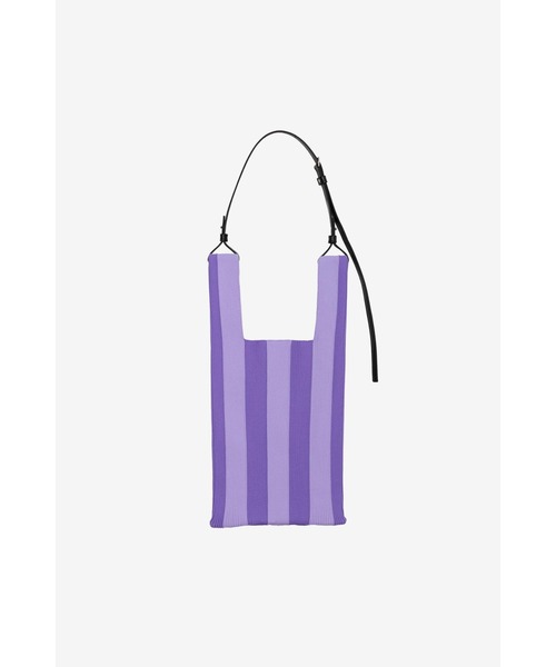 LASTFRAME(ラストフレーム)の「STRIPE MARKET BAG MEDIUM(ショルダーバッグ・レディース・ピンク系その他/グレー系その他/パープル系その他/レッド系その他・MEDIUM)」の8枚目の写真
