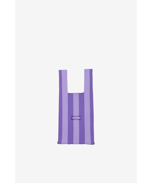 LASTFRAME(ラストフレーム)の「STRIPE MARKET BAG MEDIUM(ショルダーバッグ・レディース・ピンク系その他/グレー系その他/パープル系その他/レッド系その他・MEDIUM)」の9枚目の写真