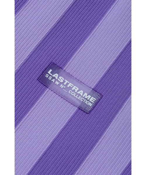 LASTFRAME(ラストフレーム)の「STRIPE MARKET BAG MEDIUM(ショルダーバッグ・レディース・ピンク系その他/グレー系その他/パープル系その他/レッド系その他・MEDIUM)」の10枚目の写真