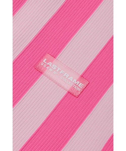 LASTFRAME(ラストフレーム)の「STRIPE MARKET BAG MEDIUM(ショルダーバッグ・レディース・ピンク系その他/グレー系その他/パープル系その他/レッド系その他・MEDIUM)」の13枚目の写真