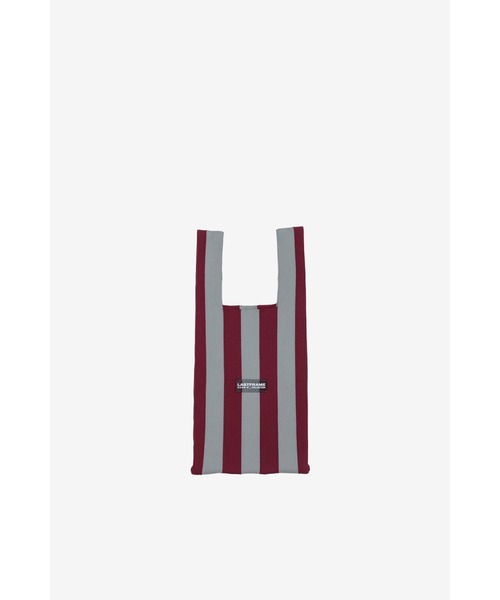 LASTFRAME(ラストフレーム)の「STRIPE MARKET BAG MEDIUM(ショルダーバッグ・レディース・ピンク系その他/グレー系その他/パープル系その他/レッド系その他・MEDIUM)」の15枚目の写真