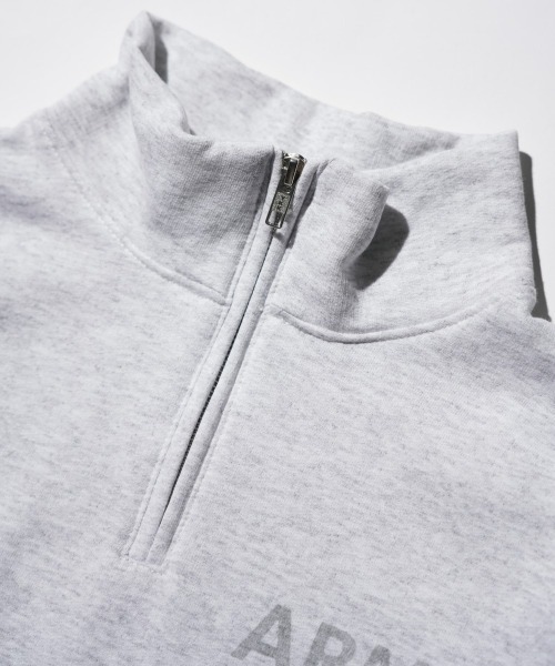 JERZEES(ジャージーズ)の「JERZEES / ジャージーズ ARMY STAND QUARTER-ZIP SWEAT アーミー プリント ハーフジップ スウェット(スウェット・メンズ・ライトグレー/ブラック・MEDIUM/LARGE/X-LARGE)」の22枚目の写真