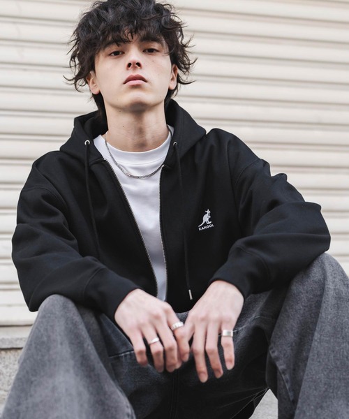 セール】KANGOL カンゴール 別注コラボオーバーサイズ裏起毛ロゴ刺繍