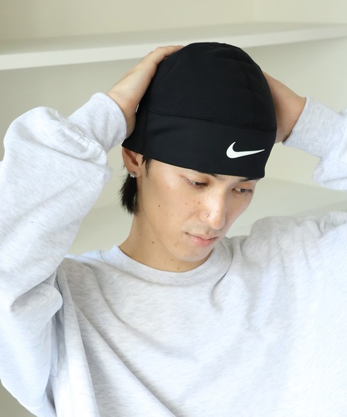 NIKE（ナイキ）の「【NIKE/ナイキ 】THERMA-FIT フリースビーニー（ニットキャップ/ビーニー・メンズ・ネイビー/ブラック/グレー・FREE）」の8枚目の写真