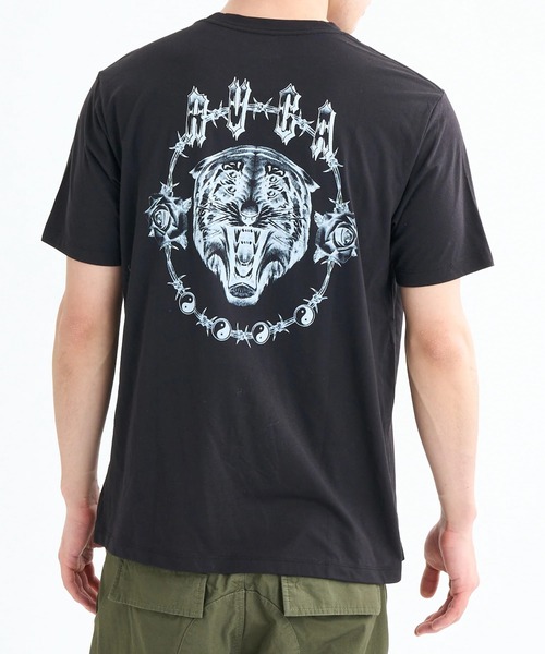 RVCA(ルーカ)の「RVCA SPORT メンズ BENJ TIGER EYES SS Tシャツ 【2025年秋冬モデル】/ルーカ半袖Tシャツ(Tシャツ/カットソー・メンズ・マルチ/ブラック・SMALL/LARGE/X-LARGE/MEDIUM)」の2枚目の写真