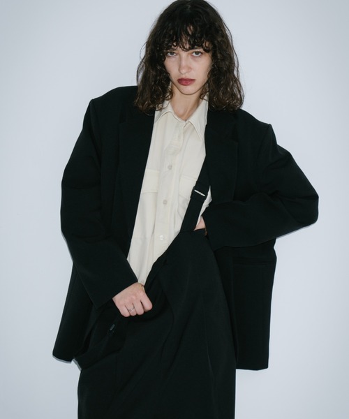HANNE(アン)の「サスペンダートラウザー(サロペット/オーバーオール・レディース・ベージュ/ブラック/グレー・XS/S/M)」の20枚目の写真