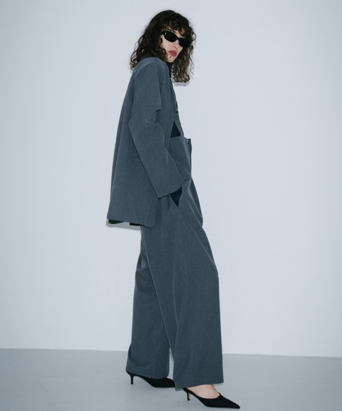 HANNE(アン)の「サスペンダートラウザー(サロペット/オーバーオール・レディース・ベージュ/ブラック/グレー・XS/S/M)」の21枚目の写真