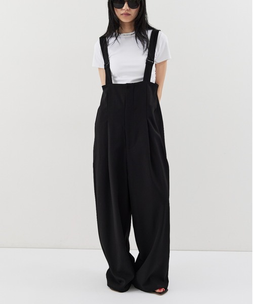 HANNE(アン)の「サスペンダートラウザー(サロペット/オーバーオール・レディース・ベージュ/ブラック/グレー・XS/S/M)」の10枚目の写真