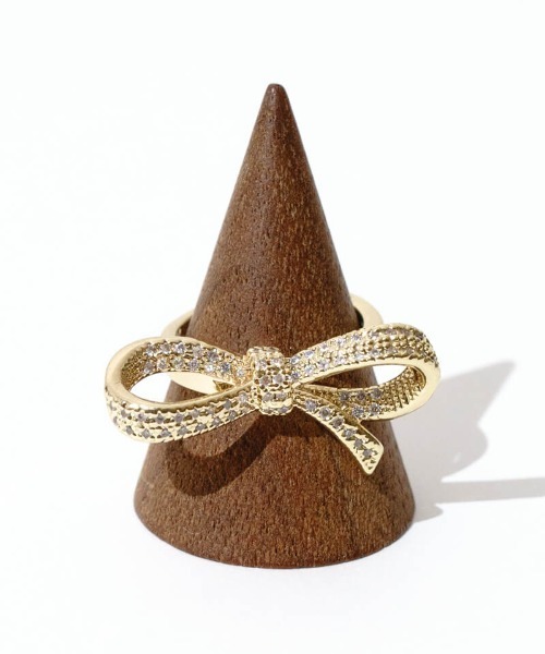 flower（フラワー）の「ストーンリボンリング（リング・レディース・シルバー/ゴールド・FREE）」の12枚目の写真