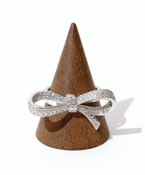 flower（フラワー）の「ストーンリボンリング（リング・レディース・シルバー/ゴールド・FREE）」の14枚目の写真