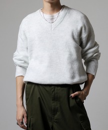 FUNALIVE（ファンアライブ）の「フラッフィーヤーンVネックニット（ニット/セーター）」