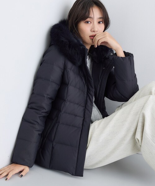 セール】【名品／撥水／抗菌防臭】ショート丈リサイクルダウンコート