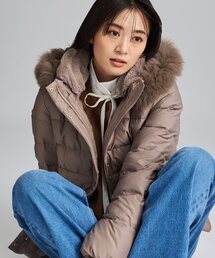 INDIVI（インディヴィ）の「【名品／撥水／抗菌防臭】ショート丈リサイクルダウンコート（ダウンジャケット/コート）」