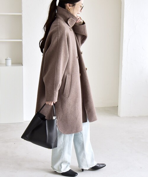 セール】quaranciel: リバー スタンド & テーラード ダブルブレスト A