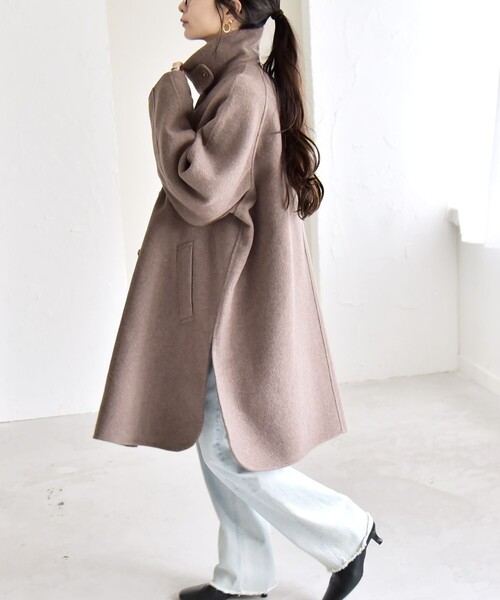 セール】quaranciel: リバー スタンド & テーラード ダブルブレスト A