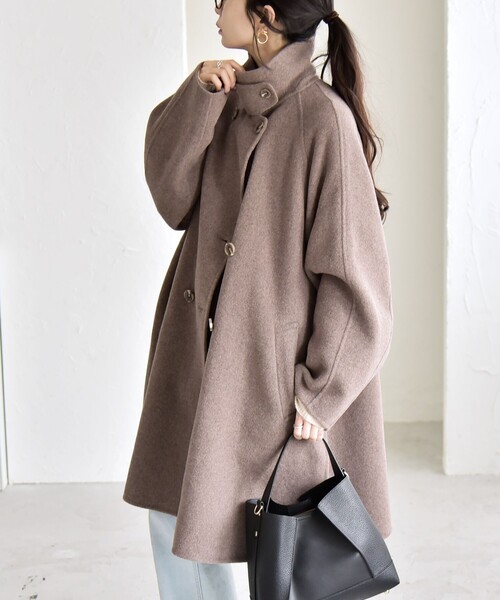 セール】quaranciel: リバー スタンド & テーラード ダブルブレスト A