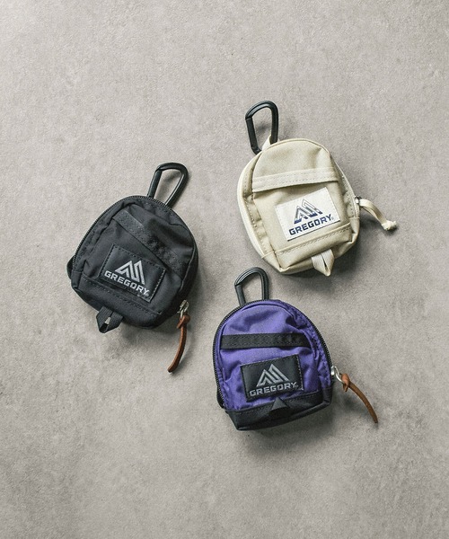 GREGORY（グレゴリー）の「(GREGORY)MINI DAY PACK POUCH（ポーチ・レディース・ブラック/ベージュ/パープル・ONE SIZE）」の4枚目の写真