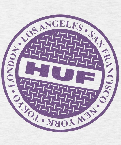 HUF(ハフ)の「MANHOLE CREWNECK(スウェット・メンズ・アッシュグレー/ブラック/ネイビー・M/XXL/XL/L/S)」の12枚目の写真