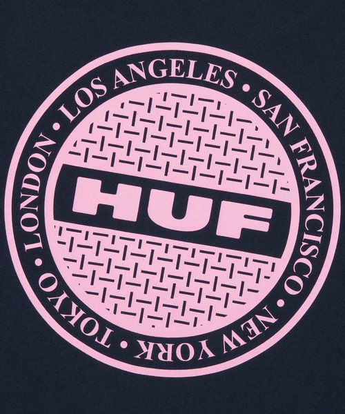 HUF(ハフ)の「MANHOLE CREWNECK(スウェット・メンズ・アッシュグレー/ブラック/ネイビー・M/XXL/XL/L/S)」の14枚目の写真