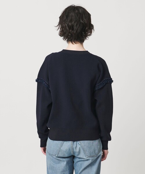 UNITED ARROWS(ユナイテッドアローズ)の「ブレイド プルオーバー ニット(ニット/セーター・レディース・ブラック/ネイビー・FREE)」の8枚目の写真