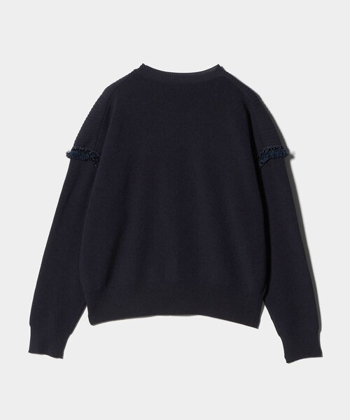 UNITED ARROWS(ユナイテッドアローズ)の「ブレイド プルオーバー ニット(ニット/セーター・レディース・ブラック/ネイビー・FREE)」の10枚目の写真