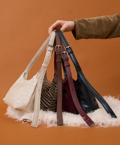 CIAOPANIC TYPY（チャオパニックティピー）の「アソート素材ワンハンドルBAG（ショルダーバッグ・レディース・ブラック/バーガンディー/ブラウン/ライトグレー・ONE SIZE）」の6枚目の写真