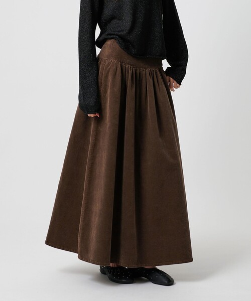 セール】＜ATTISESSION＞コーデュロイ ロング スカート（スカート
