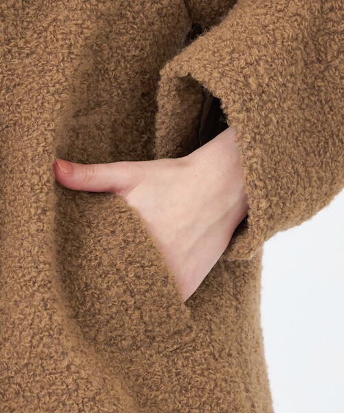 MACKINTOSH PHILOSOPHY（ﾏｯｷﾝﾄｯｼｭ ﾌｨﾛｿﾌｨｰ）の「【WEB&一部店舗限定】【HESSLE P-COAT(ヘスルピーコート)】（ピーコート・レディース・グリーン/ホワイト系その他/ベージュ/グレー系その他2/ブラウン系その他4・38）」の14枚目の写真