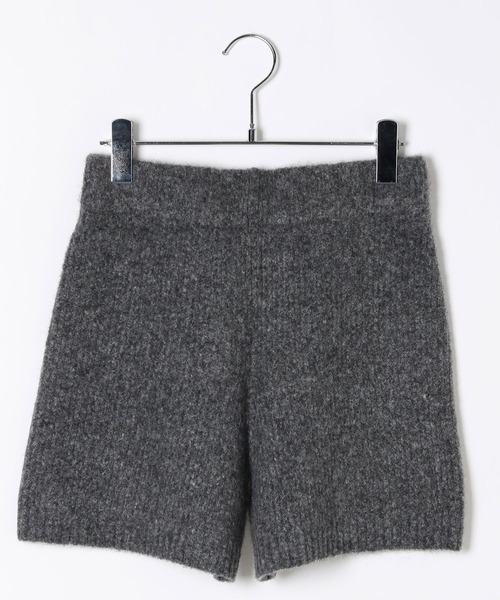 Heather(ヘザー)の「ニットコンパクトショートパンツ 603610(その他パンツ・レディース・チャコールグレー/アイボリー/ベージュ・FREE)」の4枚目の写真