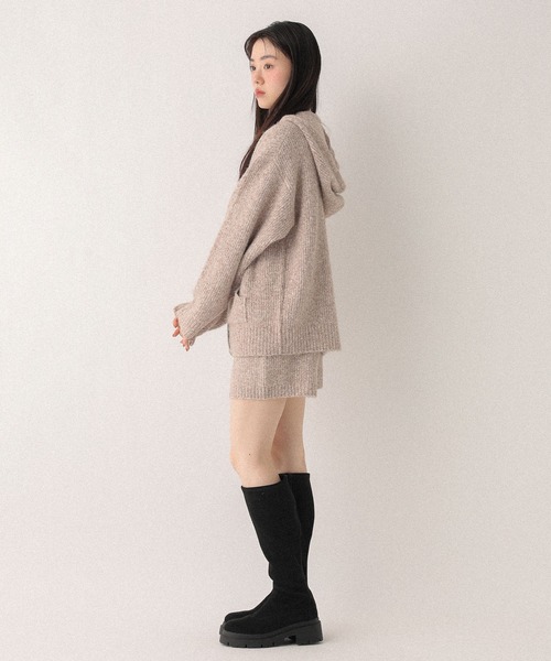 Heather(ヘザー)の「ニットコンパクトショートパンツ 603610(その他パンツ・レディース・チャコールグレー/アイボリー/ベージュ・FREE)」の16枚目の写真