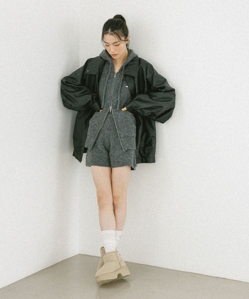 Heather(ヘザー)の「ニットコンパクトショートパンツ 603610(その他パンツ・レディース・チャコールグレー/アイボリー/ベージュ・FREE)」の21枚目の写真