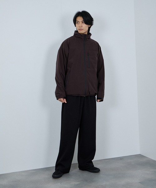 NAVY（ネイビー）の「NAVY シャットアウター SOLOTEX(R) 裏シャギースタンジャケット【耐久撥水 防風 透湿 ストレッチ】（ブルゾン・メンズ・グレー/ブラウン/ブラック・XXL/XL/L/M/S）」の11枚目の写真