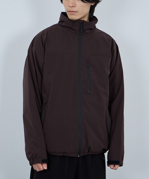 NAVY（ネイビー）の「NAVY シャットアウター SOLOTEX(R) 裏シャギースタンジャケット【耐久撥水 防風 透湿 ストレッチ】（ブルゾン・メンズ・グレー/ブラウン/ブラック・XXL/XL/L/M/S）」の12枚目の写真