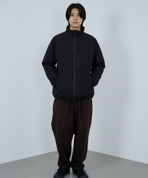 NAVY（ネイビー）の「NAVY シャットアウター SOLOTEX(R) 裏シャギースタンジャケット【耐久撥水 防風 透湿 ストレッチ】（ブルゾン・メンズ・グレー/ブラウン/ブラック・XXL/XL/L/M/S）」の7枚目の写真