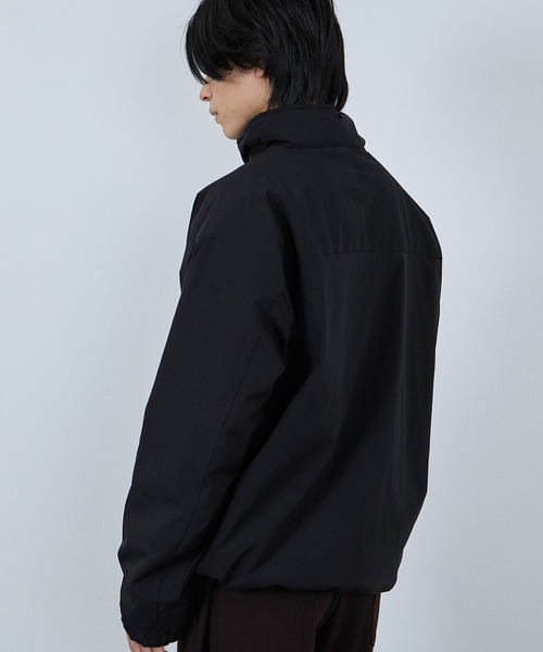 NAVY（ネイビー）の「NAVY シャットアウター SOLOTEX(R) 裏シャギースタンジャケット【耐久撥水 防風 透湿 ストレッチ】（ブルゾン・メンズ・グレー/ブラウン/ブラック・XXL/XL/L/M/S）」の8枚目の写真