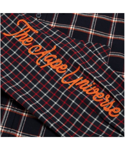 AAPE BY A BATHING APE（エーエイプバイアベイシングエイプ）の「AAPE LONG SLEEVE SHIRT（シャツ/ブラウス・レディース・ネイビー・X-SMALL/XX-SMALL）」の4枚目の写真
