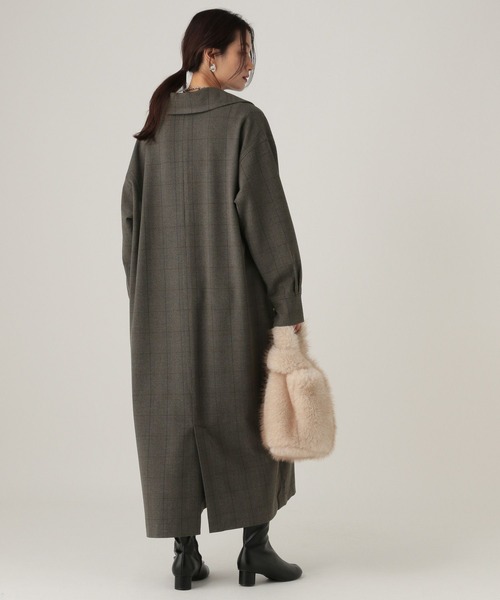 Elura（エルーラ）の「スリムウォームスキッパーワンピース/605970（ワンピース・レディース・チャコールグレー/ブラック/ネイビー・FREE）」の12枚目の写真