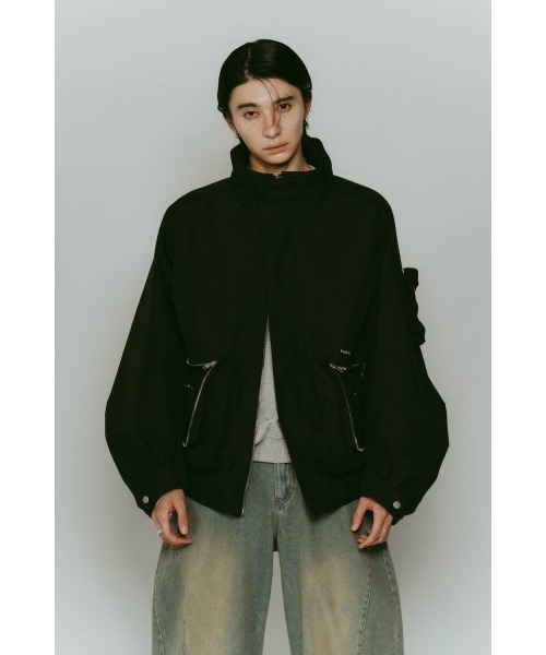 Knuth Marf（クヌースマーフ）の「2way nylon blouson(unisex)（ブルゾン・レディース・ブラック/ブラウン系その他・FREE）」の10枚目の写真