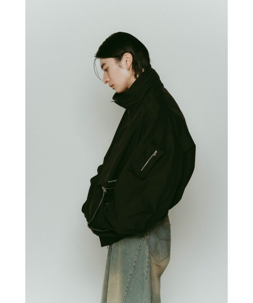 Knuth Marf（クヌースマーフ）の「2way nylon blouson(unisex)（ブルゾン・レディース・ブラック/ブラウン系その他・FREE）」の11枚目の写真