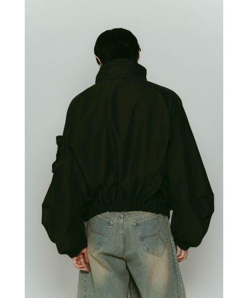 Knuth Marf（クヌースマーフ）の「2way nylon blouson(unisex)（ブルゾン・レディース・ブラック/ブラウン系その他・FREE）」の12枚目の写真