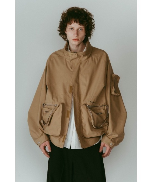 Knuth Marf（クヌースマーフ）の「2way nylon blouson(unisex)（ブルゾン・レディース・ブラック/ブラウン系その他・FREE）」の4枚目の写真